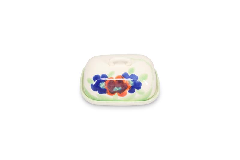 Butter dish 17x12xH9cm Fleur