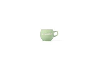 Mug 42cl "La vie est belle" green Muggies
