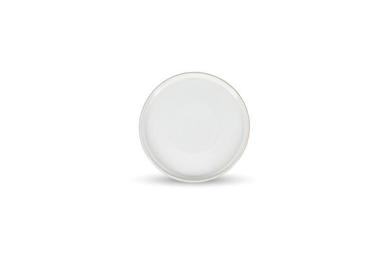Plate 20,5xH2cm beige Silva