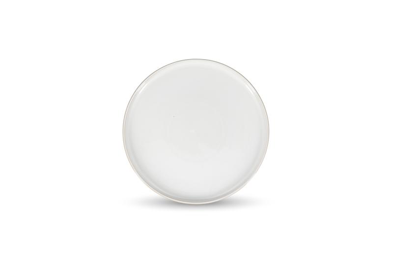 Plate 25,5xH2cm beige Silva