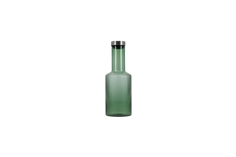 Bottle with cap 100cl dark green Ray