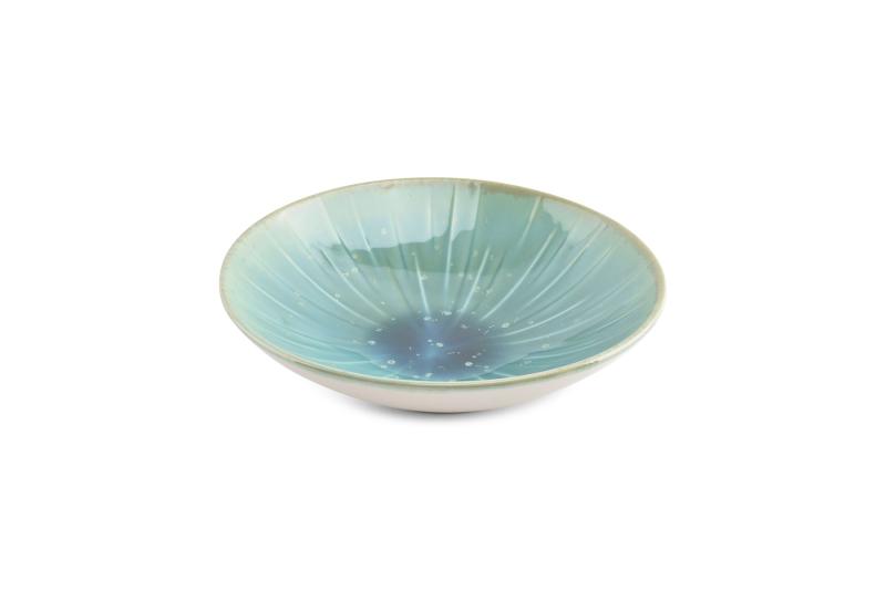 Bowl 24,5xH6cm turquoise Eclipse