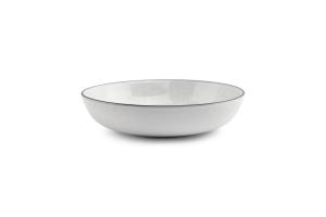 Bowl 20xH5cm white Fina - Utgående