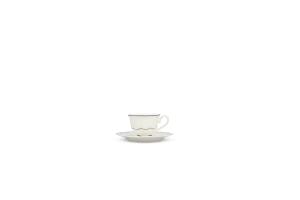Mocha cup 8cl and saucer Odette - set/2