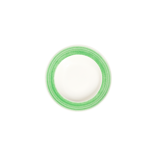 Fresh Green Frame Deep Plate 23 cm 350 cc