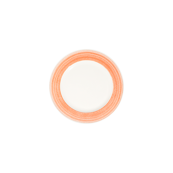 Fresh Orange Frame Flat Plate 23 cm