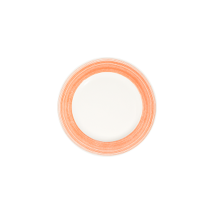 Fresh Orange Frame Flat Plate 25 cm