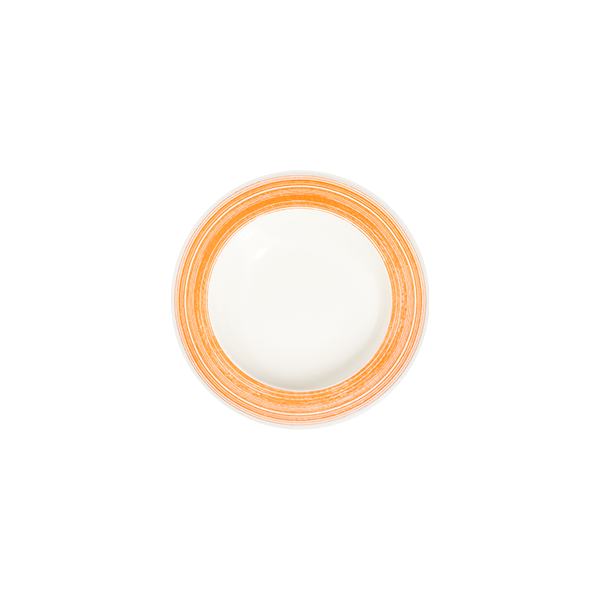 Fresh Orange Frame Deep Plate 23 cm 350 cc