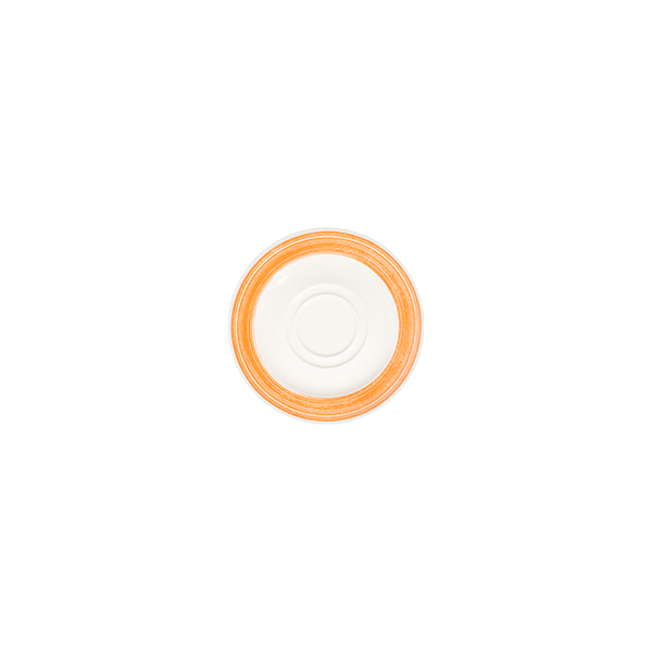 Fresh Orange Frame Saucer 16 cm