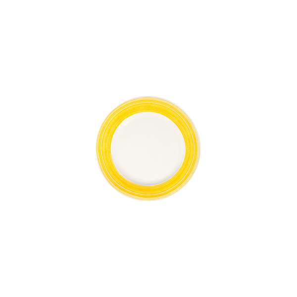 Fresh Yellow Frame Flat Plate 19 cm