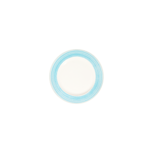 Fresh Blue Frame Flat Plate 19 cm