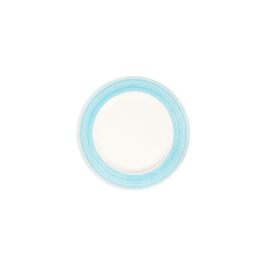 Fresh Blue Frame Flat Plate 23 cm