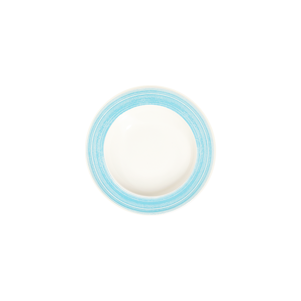 Fresh Blue Frame Deep Plate 23 cm 350 cc