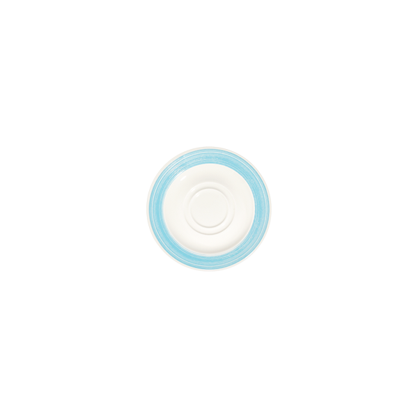 Fresh Blue Frame Saucer 16 cm