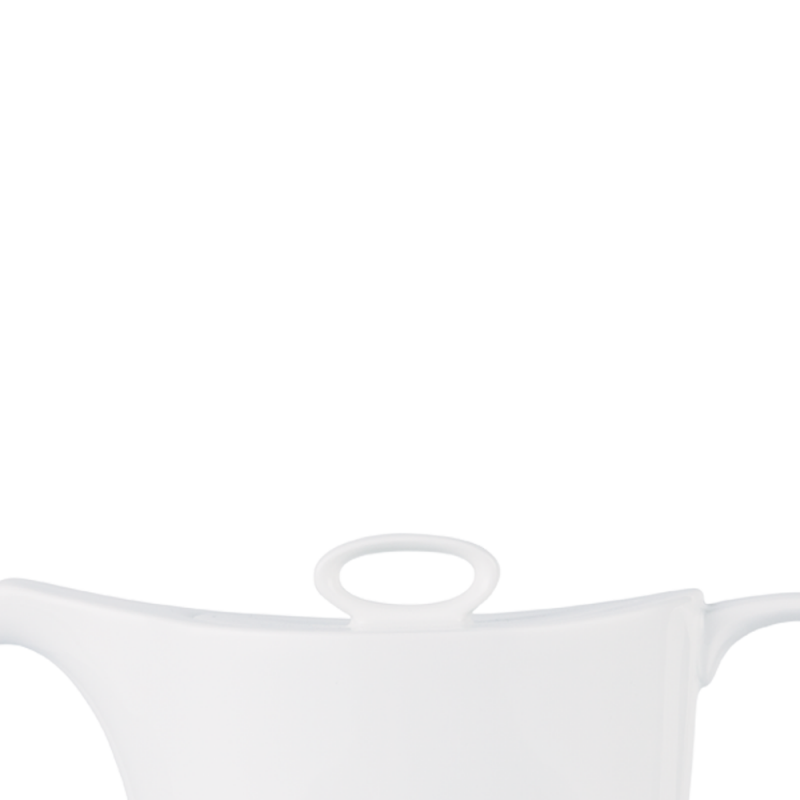 Alc Ambience White Oval Teapot Lid 25Oz Box 6