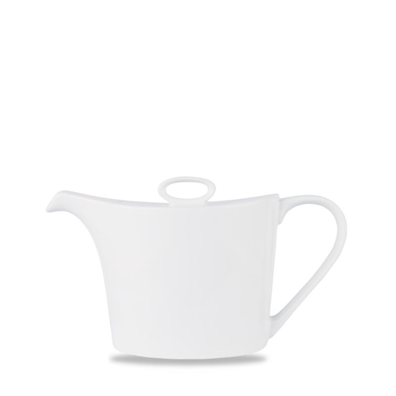 Alc Ambience White Oval Teapot 710Ml Box 6