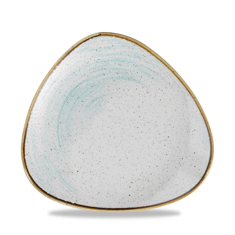 STONECAST ACCENTS DUCK EGG LOTUS PLATE 9´ BOX 12´