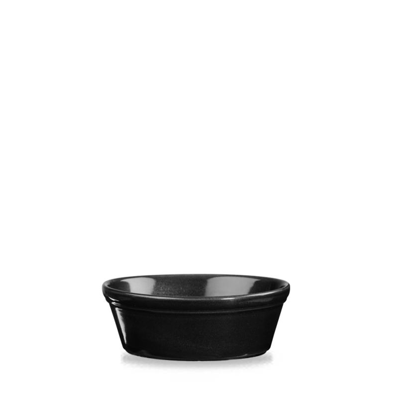 Oynx Black  Oval Pie Dish 6X4.75 Box 12