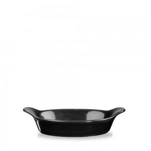 Oynx Black  Small Round Eared Dish 6´X7´´ Box 6´