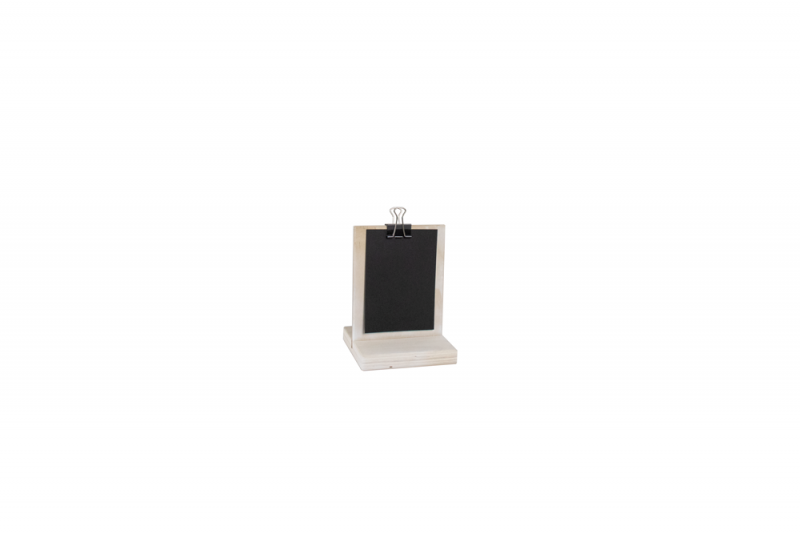 Information Display A7 Wood + black paper