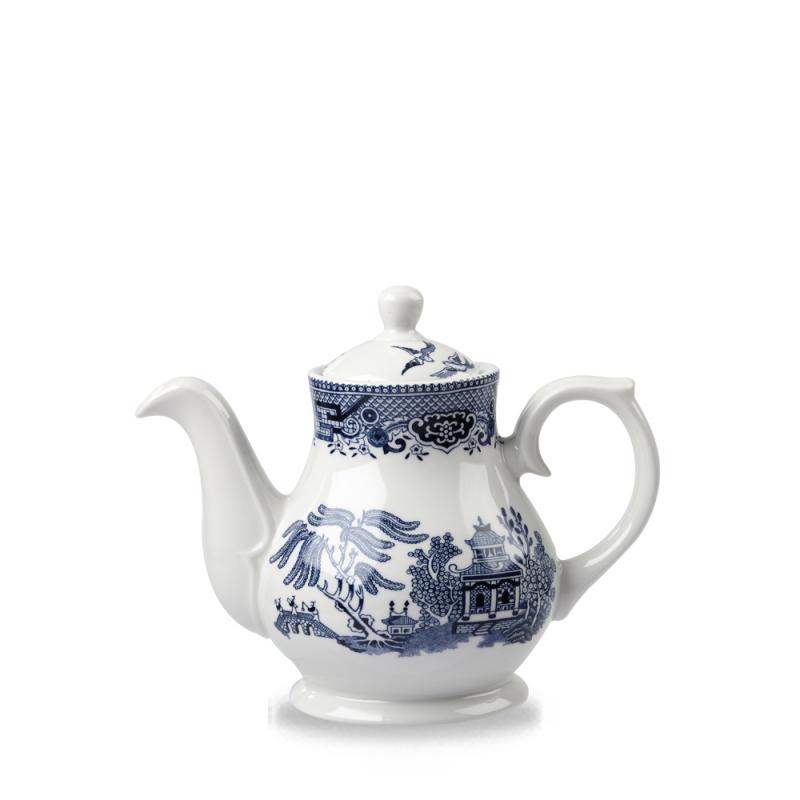 Blue Willow Sandringham Tea/Coffee Pot 42.6Cl Box 4