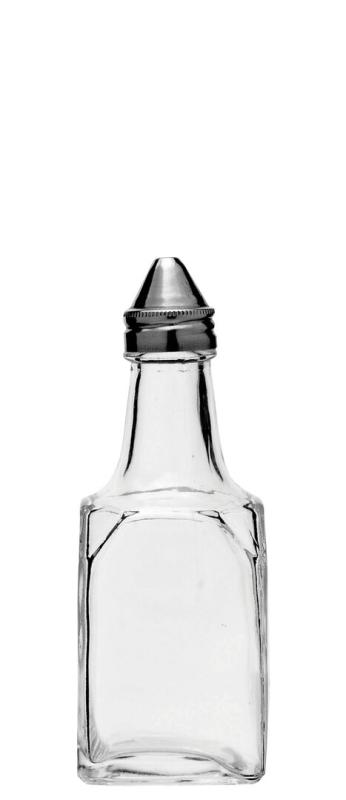 Square Vinegar Bottle Stainless Steel Top