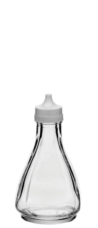 Vinegar Bottle White Plastic Top