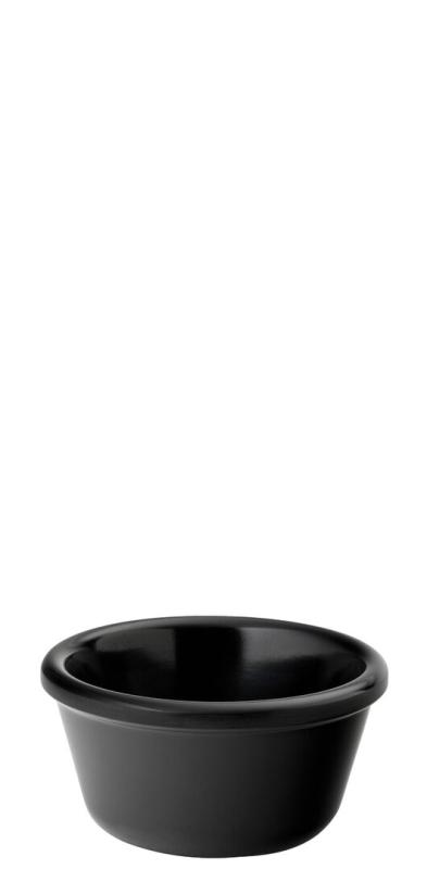 Plain Black Ramekin 3oz (9cl)