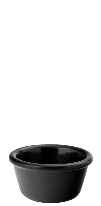 Plain Black Ramekin 4oz (12cl)