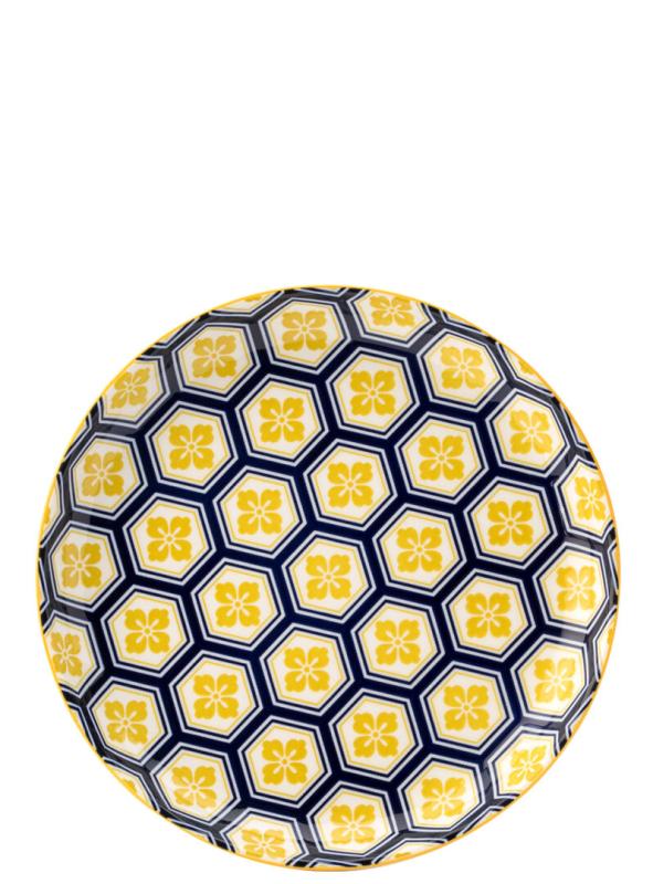 Cadiz Blue & Yellow Plate 8´ (20cm)´
