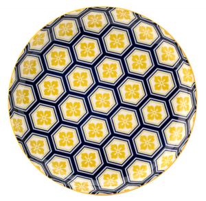 Cadiz Blue & Yellow Plate 8´ (20cm)´