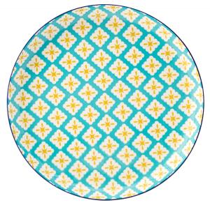 Cadiz Blue & Yellow Plate 10.5´ (27cm)´