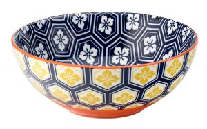 Cadiz Blue & Orange Bowl 6.3´ (16cm)´