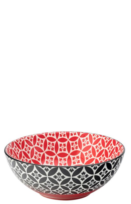 Cadiz Red & Black Bowl 6.3´ (16cm)´