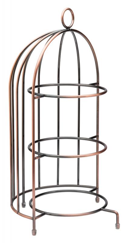 Birdcage Plate Stand 17.5 x 8.75´ (47 x 25cm)´