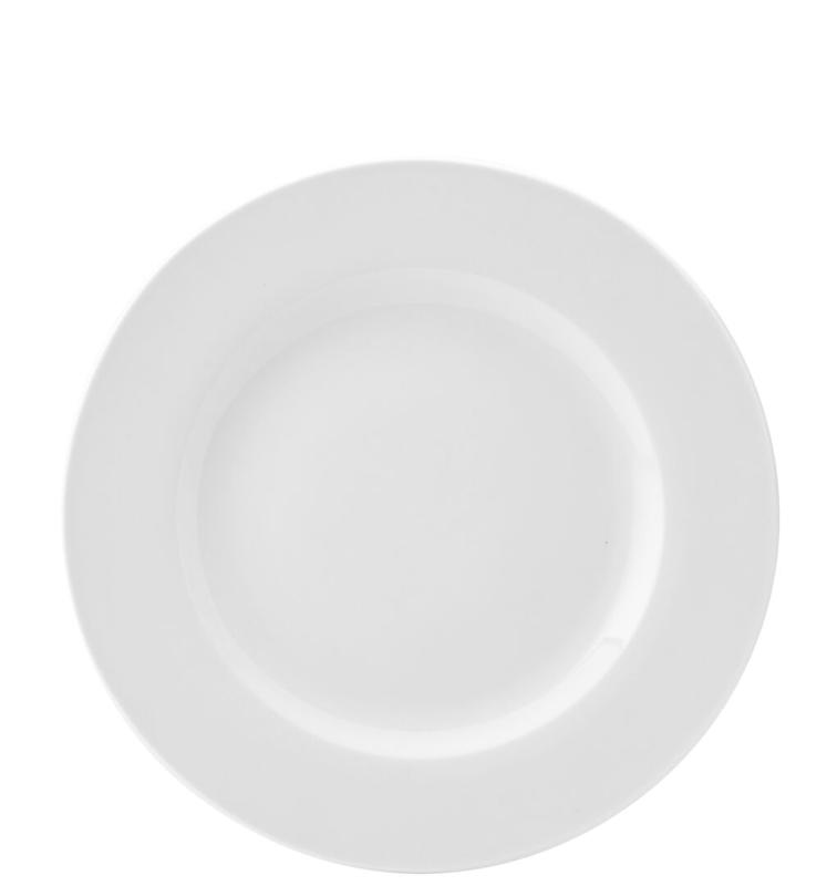 Pure White Wide Rim Plate 10.6´ (27cm)´