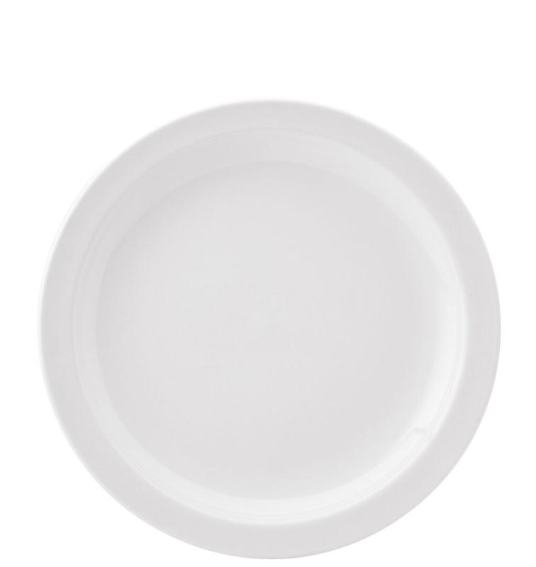 Pure White Narrow Rim Plate 10.75´ (27.3cm)´