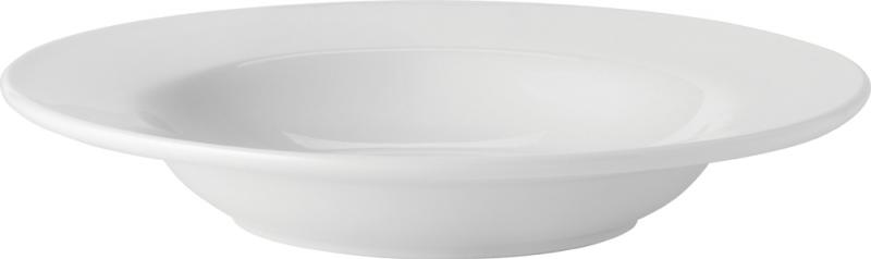 Pure White Rimmed Soup 9´ (22.5cm)´