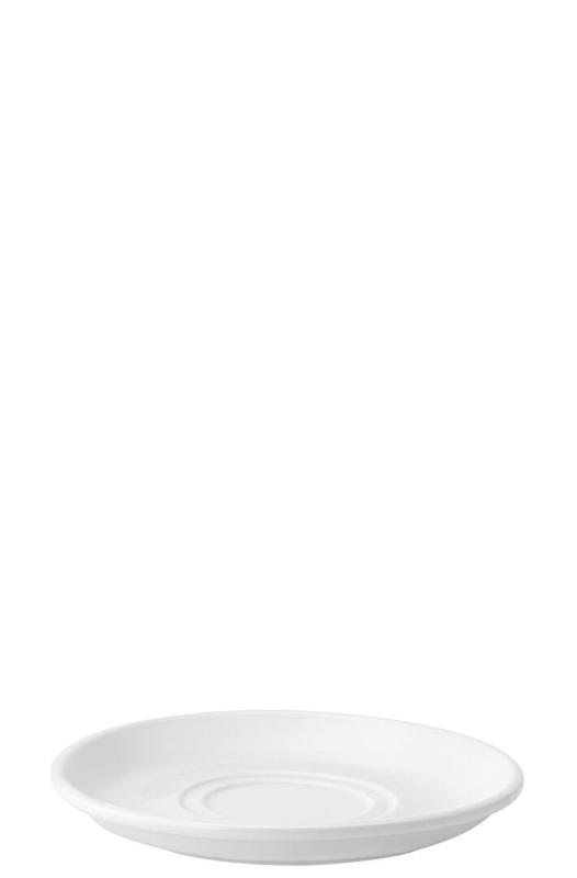Pure White Double Well Saucer 7´ (17.5cm)´