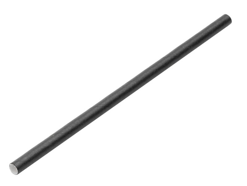 Paper Black Cocktail Straw 5.5´ (14cm) 5mm Bore´