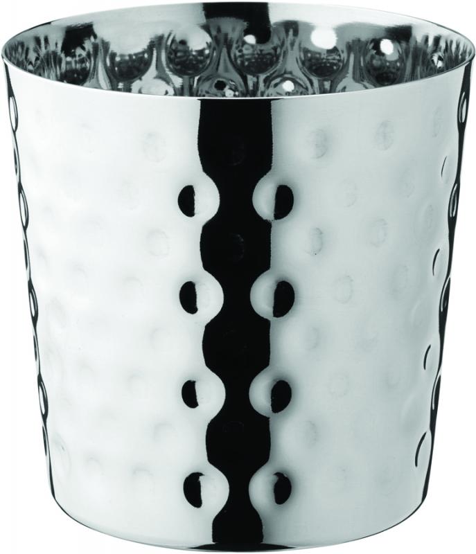 Stainless S Hammered Cup 3.5´ (9cm) 13.75oz (39cl)´