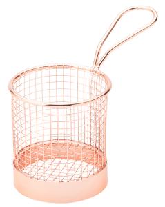 Copper Round Service Basket 3.5´ (9cm)´