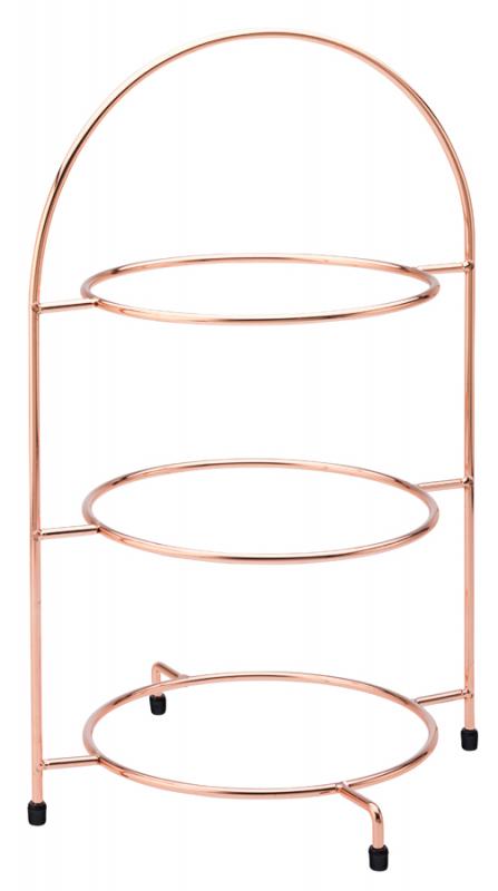 Copper 3 Tier Plate Stand 17´Â (43cm)´