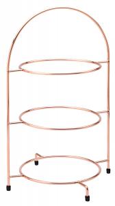 Copper 3 Tier Plate Stand 17´ (43cm)´