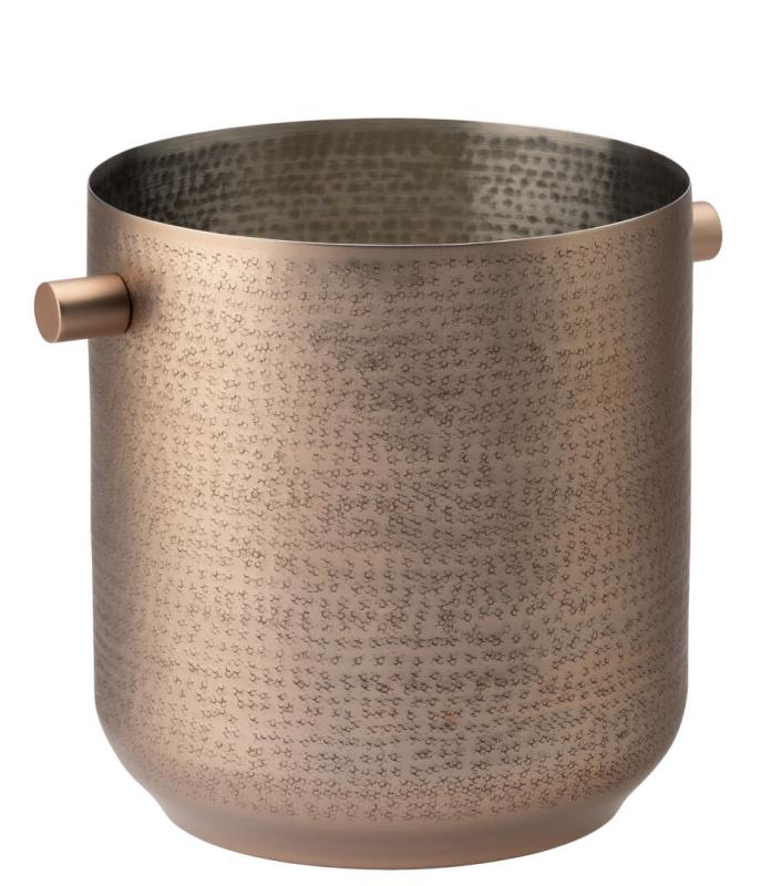 Aged Copper Wine Bucket 19.5 x 21cm