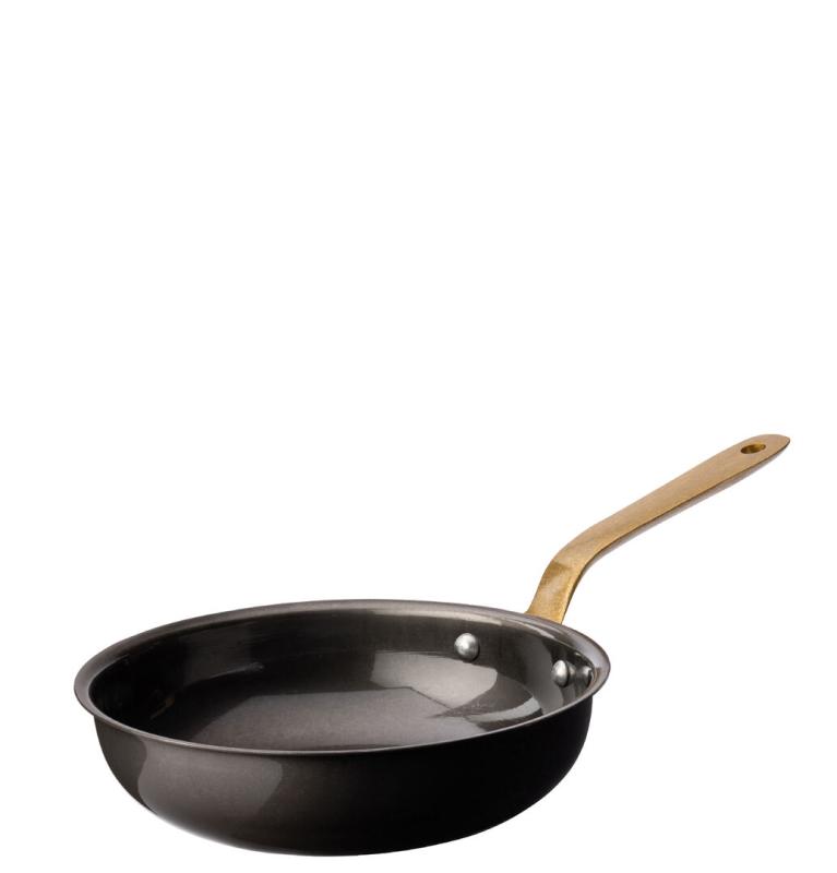 Black Vintage Steel Mini Fry Pan 6" (15.5cm)