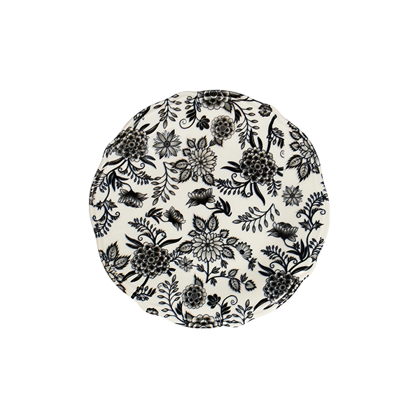 Herba Black Fulya Flat Plate 21 cm