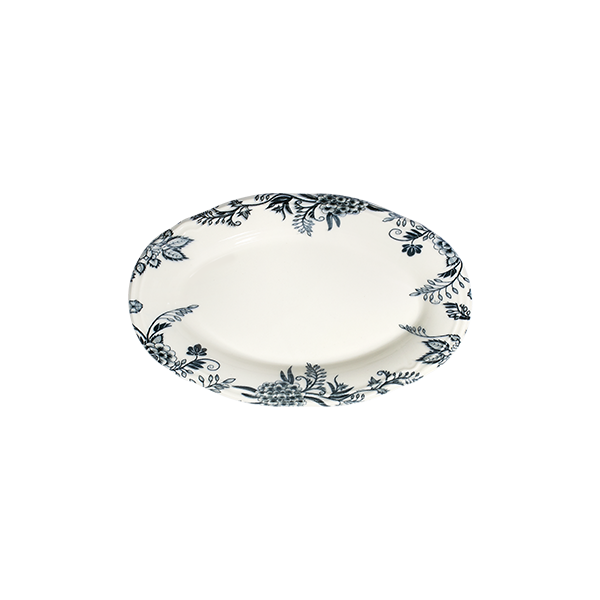 Silva Black Fulya Oval Platter 21 cm
