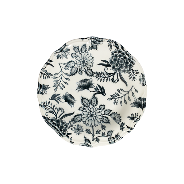 Herba Black Fulya Deep Plate 22 cm