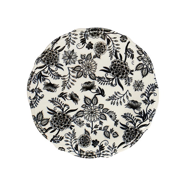 Herba Black Fulya Flat Plate 26 cm
